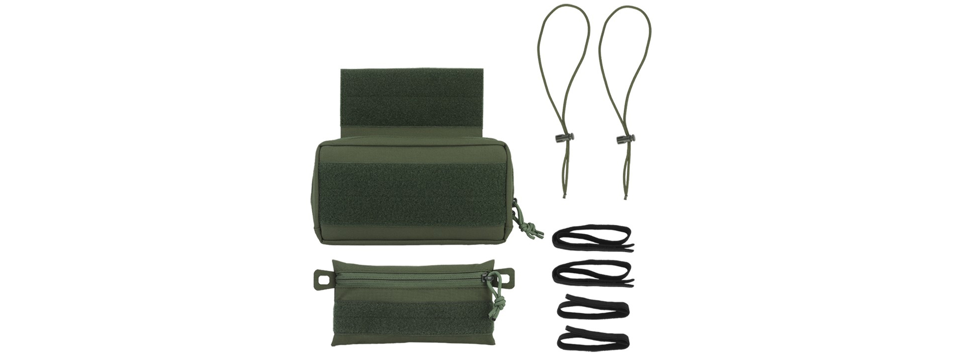 Modular Multifunctional Hanging Pouch - (OD Green) - Click Image to Close