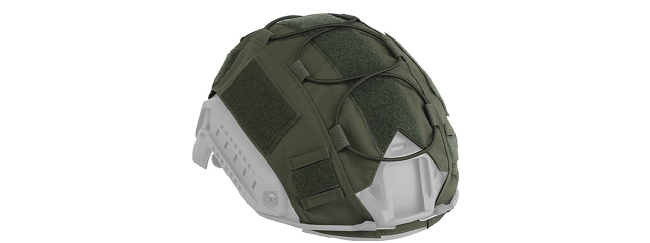 WST FAST Helmet Tactical Cover Large - (Ranger Green) - Click Image to Close