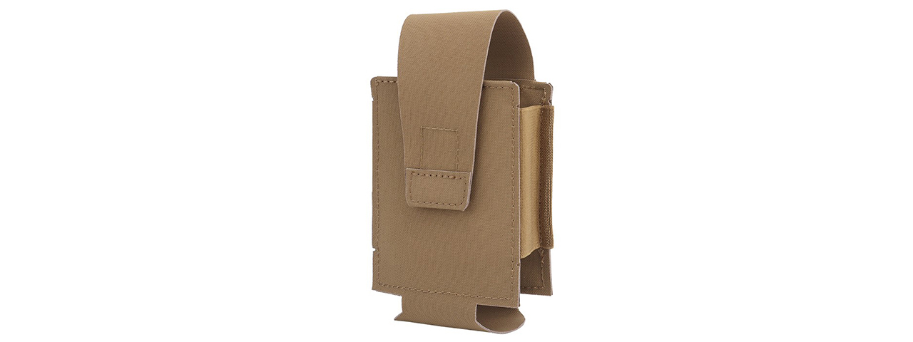 Tactical Airsoft Smoke Bomb Pouch - (Tan) - Click Image to Close