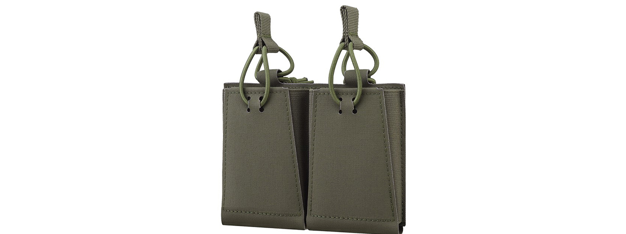 Tactical Assaulter Double AR Mag Pouch - (Ranger Green) - Click Image to Close