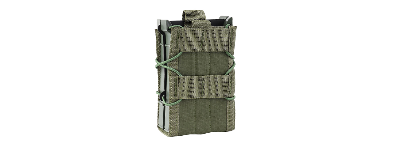 Tiger Type Double Magazine Pouch - (Ranger Green) - Click Image to Close