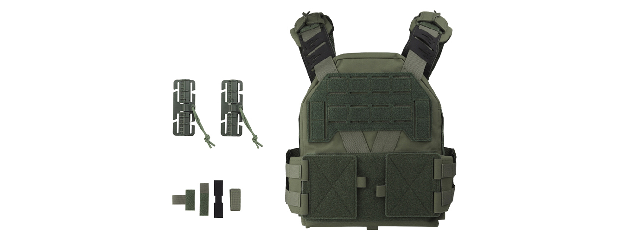 KZ Tactical Plate Carrier - (Ranger Green) - Click Image to Close