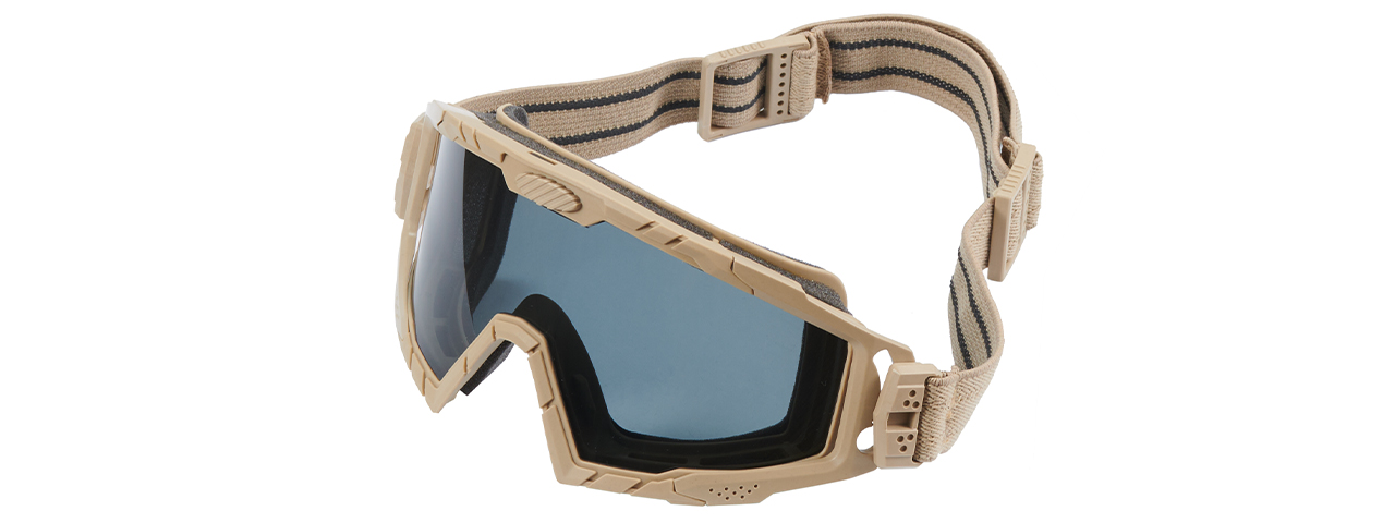 FMA SI Ballistic Goggle 2.0 with Black Lens - (Dark Earth) - Click Image to Close