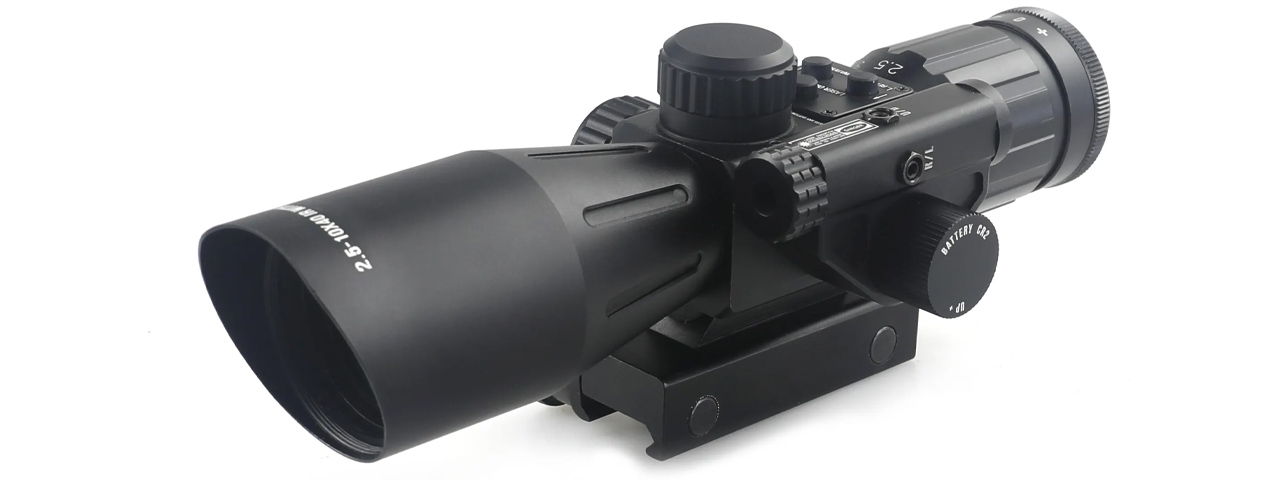 Lancer Tactical Outdoor Hunting Sport 2.5-10x40IR Scope - (Black) - Click Image to Close