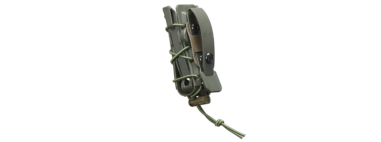 Lancer Tactical All Terrain Single Pistol Magazine Pouch - (OD Green) - Click Image to Close