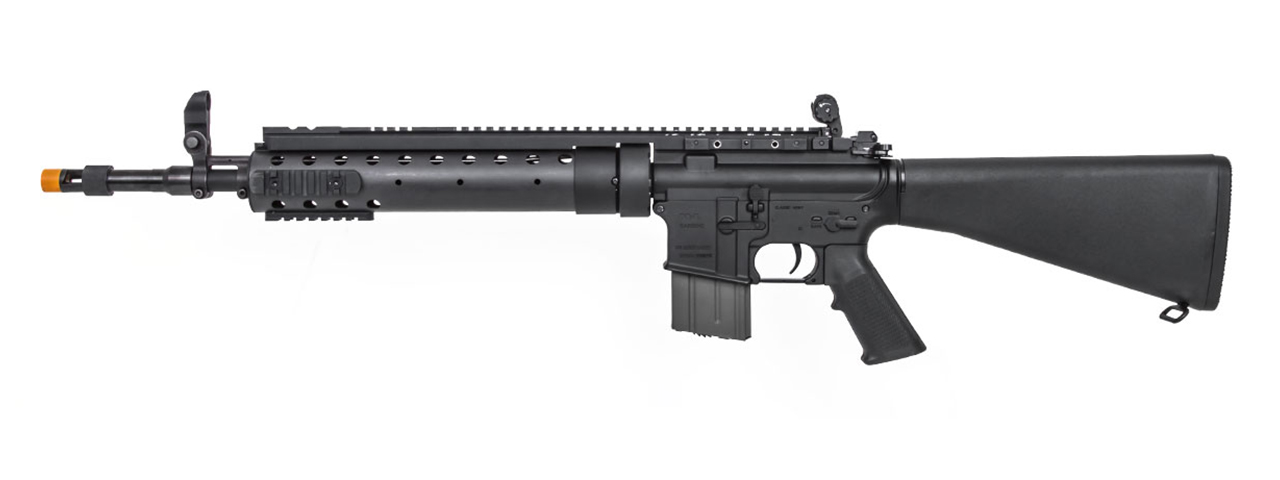 Classic Army Proline M15A4 SPR MK12 MOD 0 AEG Airsoft Rifle - (Black) - Click Image to Close