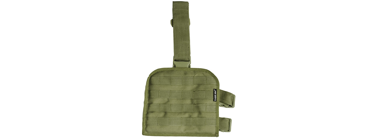 Classic Army MOLLE Drop Leg Panel - (OD Green) - Click Image to Close