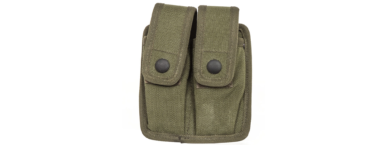 Classic Army Duty Double Magazine Pouch - (OD Green) - Click Image to Close