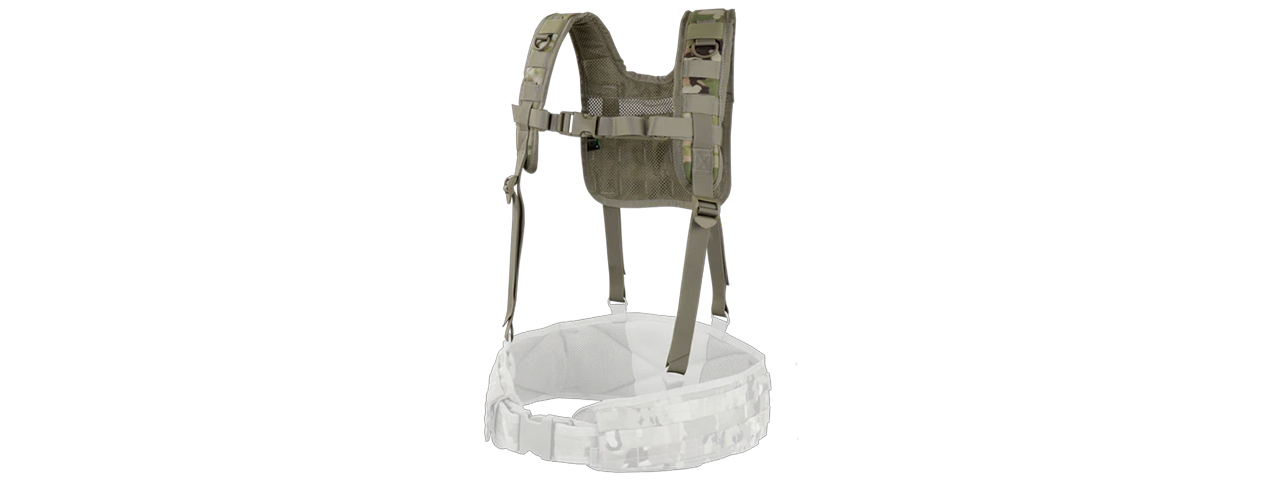 Condor Outdoor Shoulder H-Harness - (OD Green) - Click Image to Close