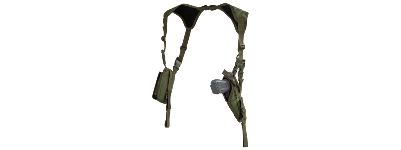 Condor Outdoor Vertical Shoulder Holster - (OD Green) - Click Image to Close