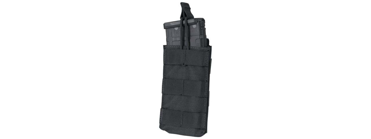 Condor Outdoor Single M4/M16 Open Top Mag Pouch - (Black) - Click Image to Close