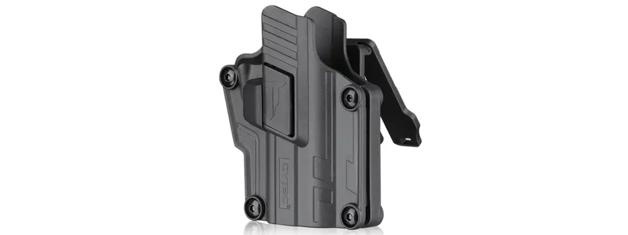 CYTAC Mega-Fit GEN 2 Hard Shell Holster w/ Upgraded Belt Clip - (Black) - Click Image to Close