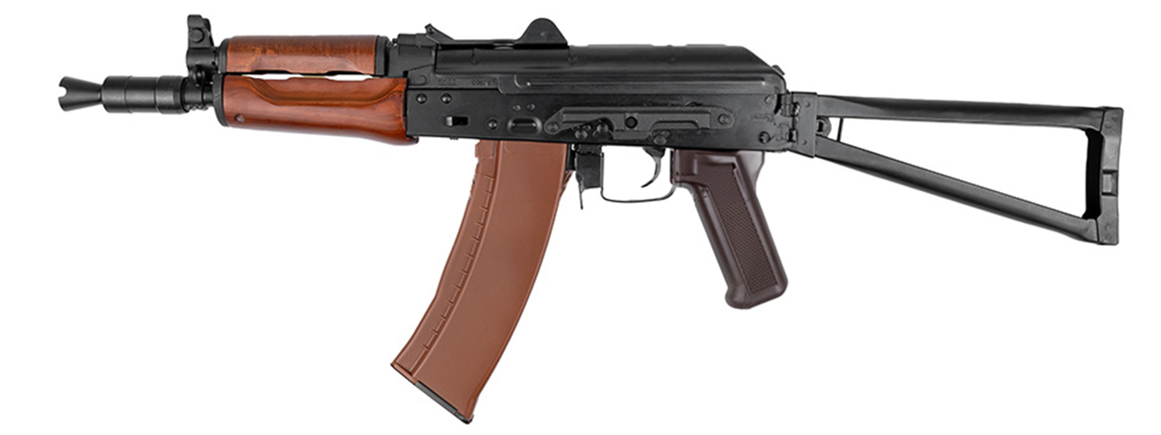 Automatic E&L AKS74U SE - (Black/Wood) - Click Image to Close