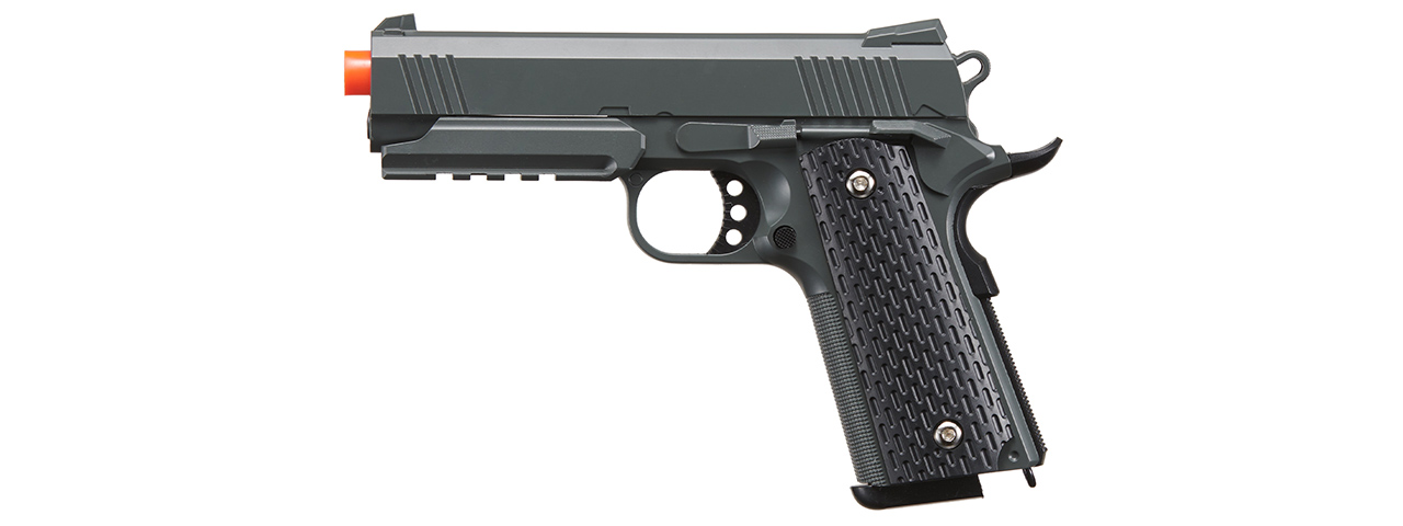 Galaxy G25 Metal 1911 Airsoft Spring Pistol - (Gray) - Click Image to Close