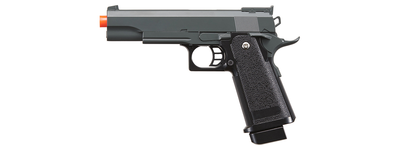 Galaxy M1911 Airsoft Metal Spring Pistol - (Gray) - Click Image to Close