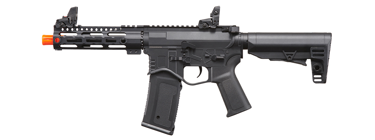 Golden Eagle Combat AR 7'' AEG Airsoft Rifle - (Black) - Click Image to Close