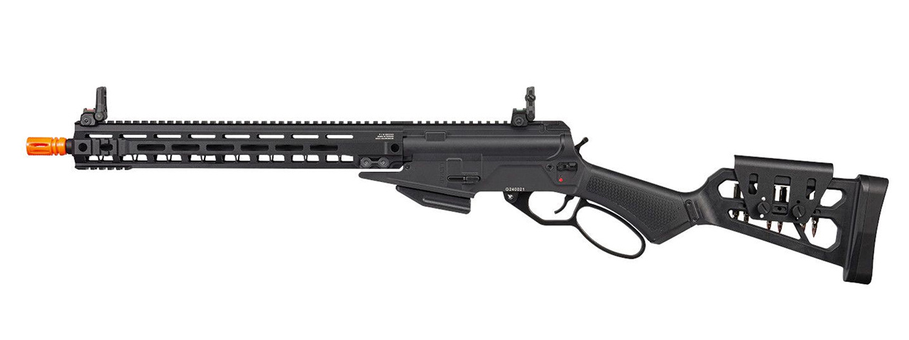 G&G LEVAR15 GBB Airsoft Rifle - (Black) - Click Image to Close