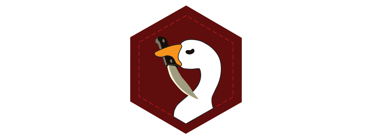 Stealth Goose PVC Patch - Click Image to Close