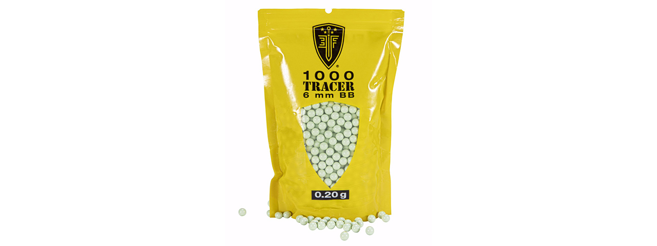 Elite Force Tracer BBs 1,000 Count .20G - (White) - Click Image to Close