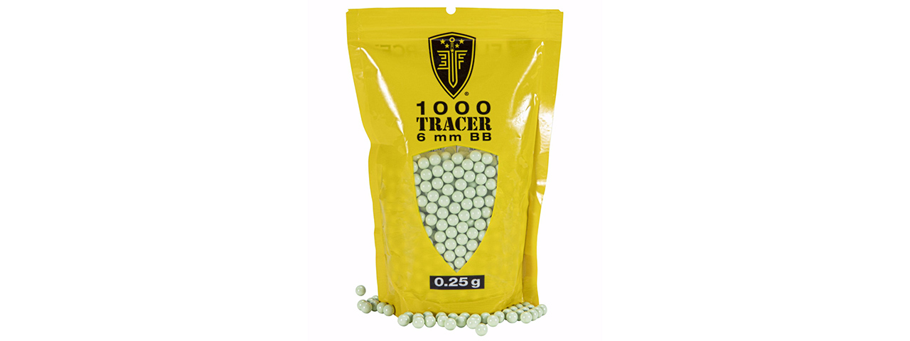 Elite Force Tracer BBs 1,000 Count .25G - (White) - Click Image to Close