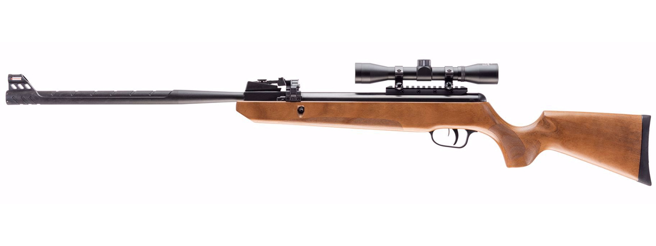 Umarex Emerge .22 Caliber Multi-Shot Pellet Rifle with Wood Stock - Click Image to Close