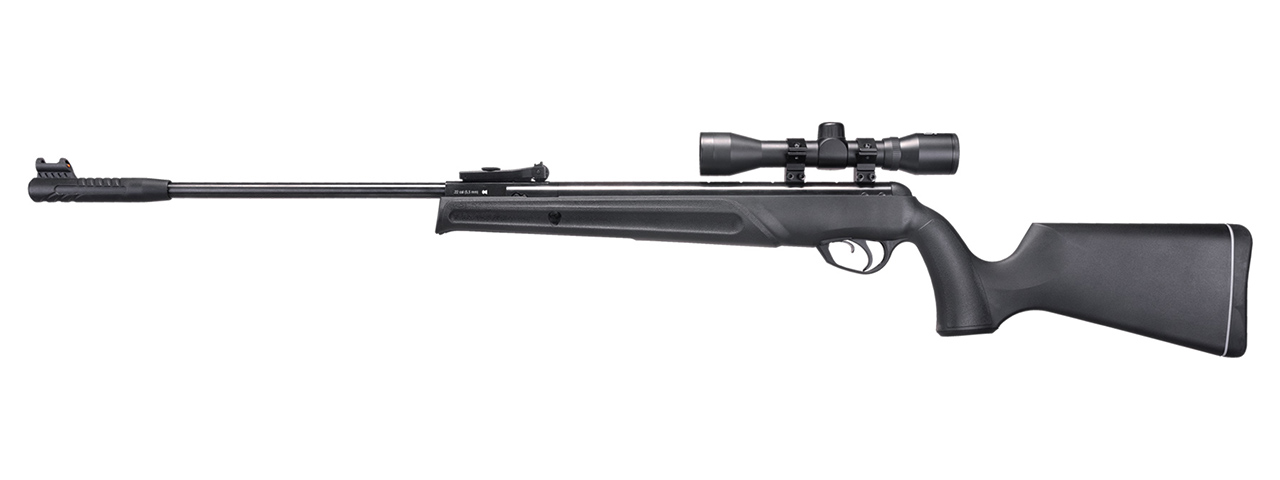 UMAREX Prymex .22 Caliber Gas Piston Break Barrel Air Rifle - (Black) - Click Image to Close