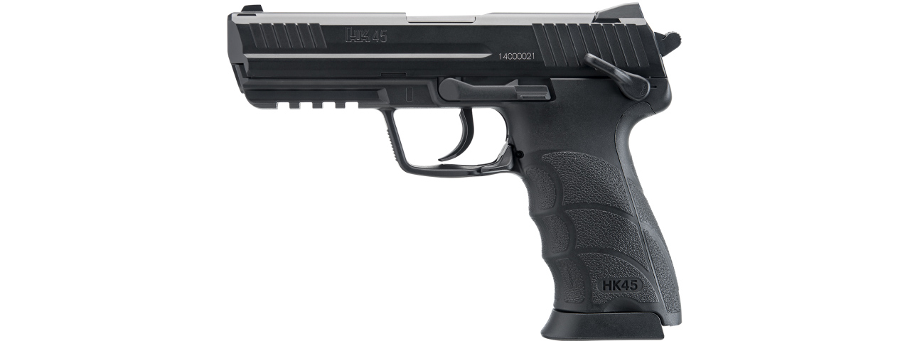 Heckler & Koch HK45 GBB CO2 Pistol - (Black) - Click Image to Close