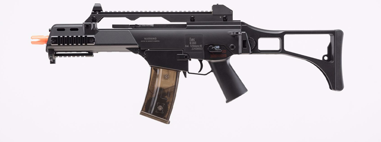 Heckler & Koch HK G36C EYETRACE AEG Carbine with Built-In Tracer Unit - (Black) - Click Image to Close