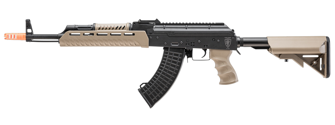 Elite Force AKX EYETRACE Airsoft AEG Rifle - (Tan) - Click Image to Close