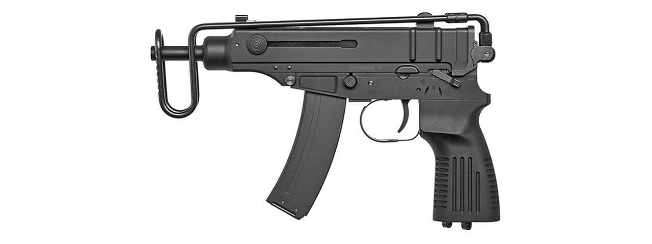 KSC VZ61 Skorpion Heavy Weight Gas Blowback SMG - (Black) - Click Image to Close