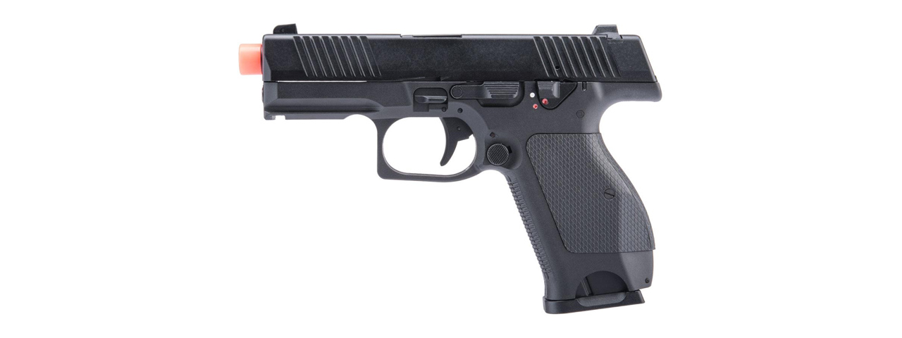 Kizuna Works KW-15K Gas Blowback Airsoft Pistol - (Black) - Click Image to Close