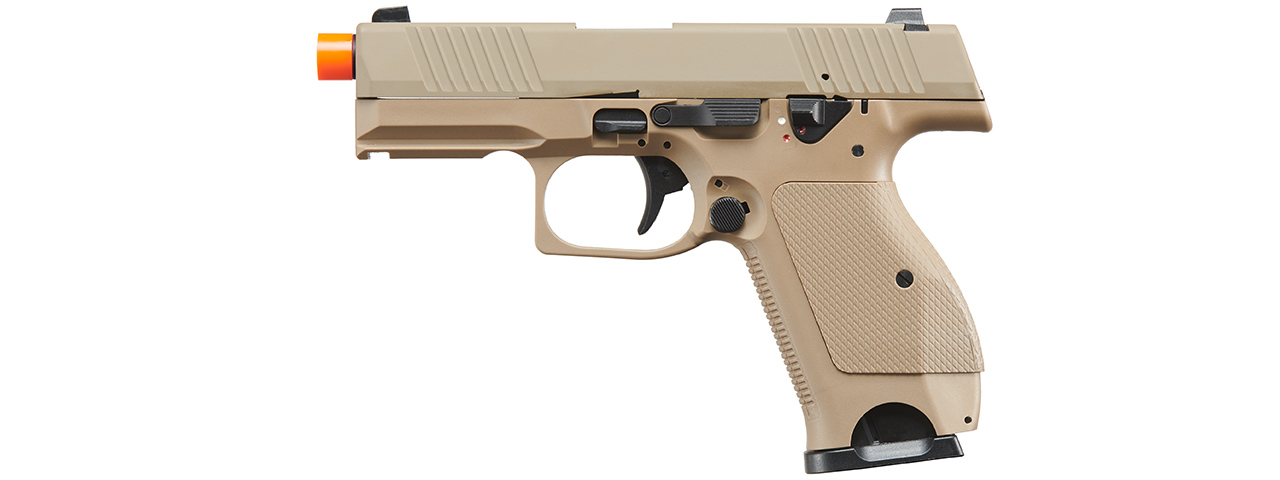 Kizuna Works KW-15K Gas Blowback Airsoft Pistol - (Metal/Cerakote FDE) - Click Image to Close