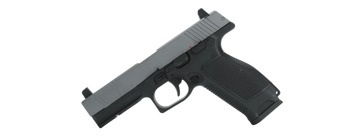 Kizuna Works MKW Full Sized Gas Blowback Airsoft Pistol - (Metal/Cerakote Gray) - Click Image to Close