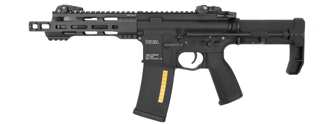 KWA Ronin T6 (ETU) AEG Variable Rifle - (Black) - Click Image to Close