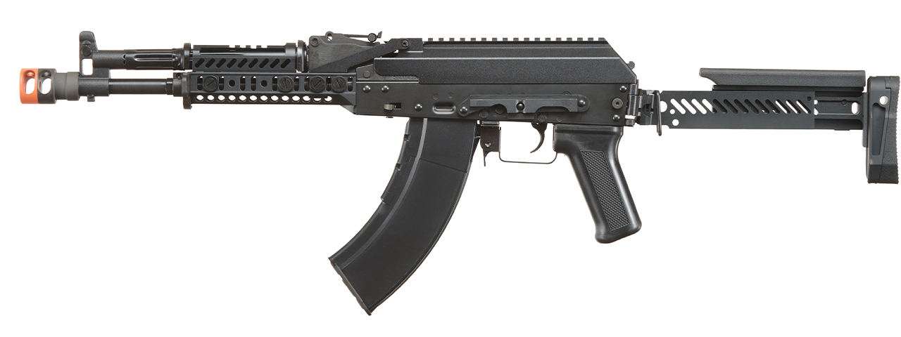 LCT ZK Series AK Airsoft AEG Rifle w/ Side-Folding Z Series Stock and Handguard (GATE Aster) - Click Image to Close