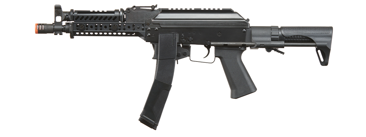 LCT Airsoft ZK PDW 9mm Airsoft AEG SMG - (Black) - Click Image to Close