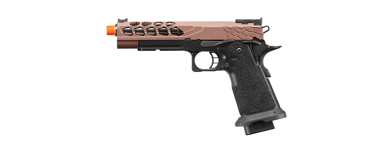 Lancer Tactical Stryk Hi-Capa 5.1 Gas Blowback Airsoft Pistol (Cerakote Color: Viper) - Click Image to Close