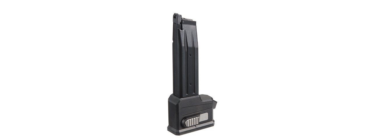 Lancer Tactical HPA AEG M4 Magazine Adaptor For TM HICAPA Airsoft Pistols - (Black) - Click Image to Close