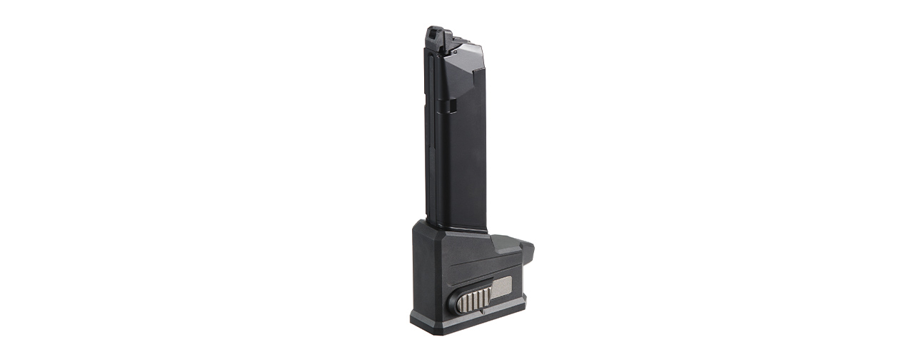 Lancer Tactical HPA AEG M4 Magazine Adaptor For AAP01 Airsoft Pistols - (Black) - Click Image to Close