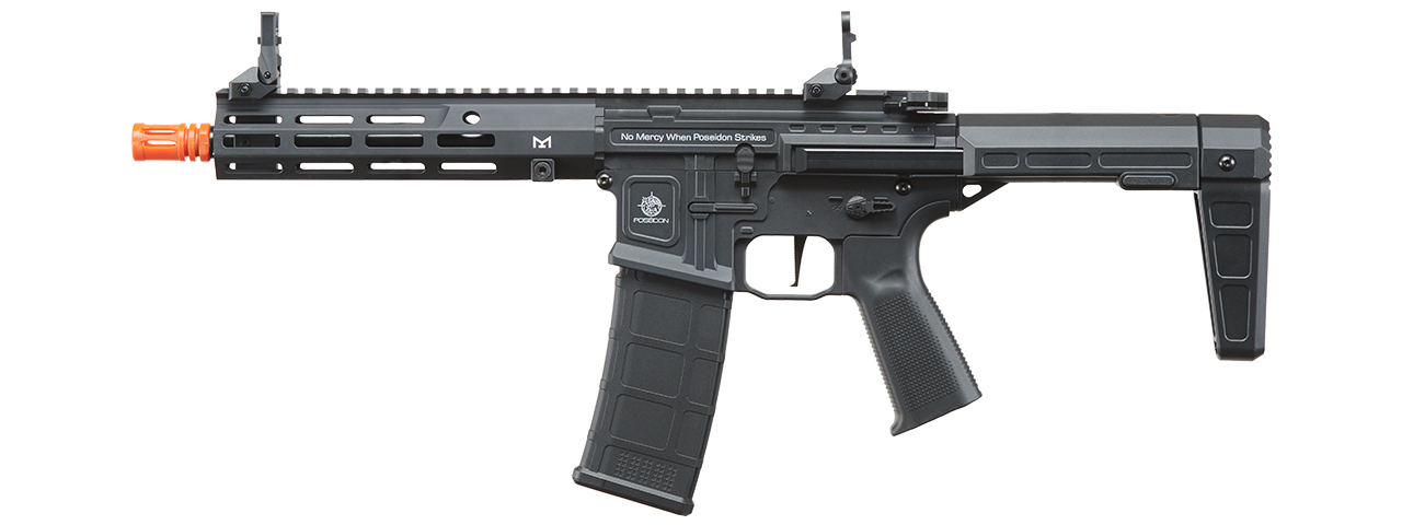 Poseidon Punisher 9" PDW AEGR Rifle w/ Medusa Mosfet - (Black) - Click Image to Close