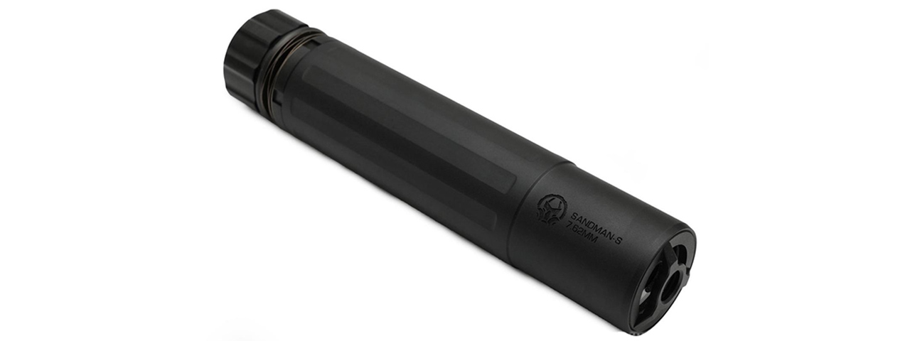 PTS Dead Air Sandman Mock Suppressor w/ Tracer Unit - (Medium/Black) - Click Image to Close