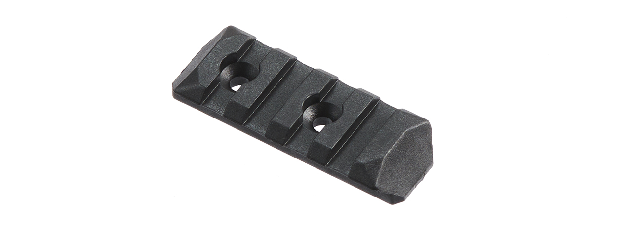 PTS ENHANCED 4-SLOT POLYMER KEYMOD AIRSOFT RAIL SECTION - BLACK - Click Image to Close