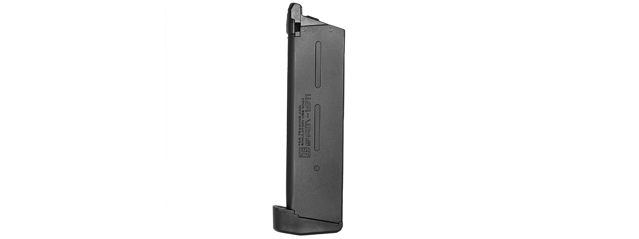 PTS SAM Series - 1911 Style GBB Pistol Magazine - (Black) - Click Image to Close