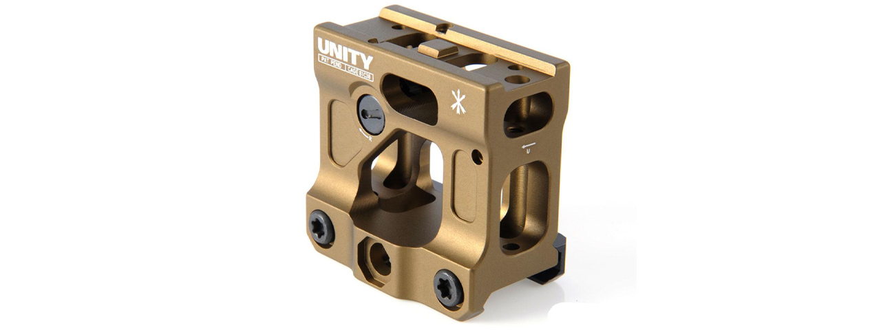 PTS Unity Tactical FAST Micro Red Dot Mount - (Tan) - Click Image to Close