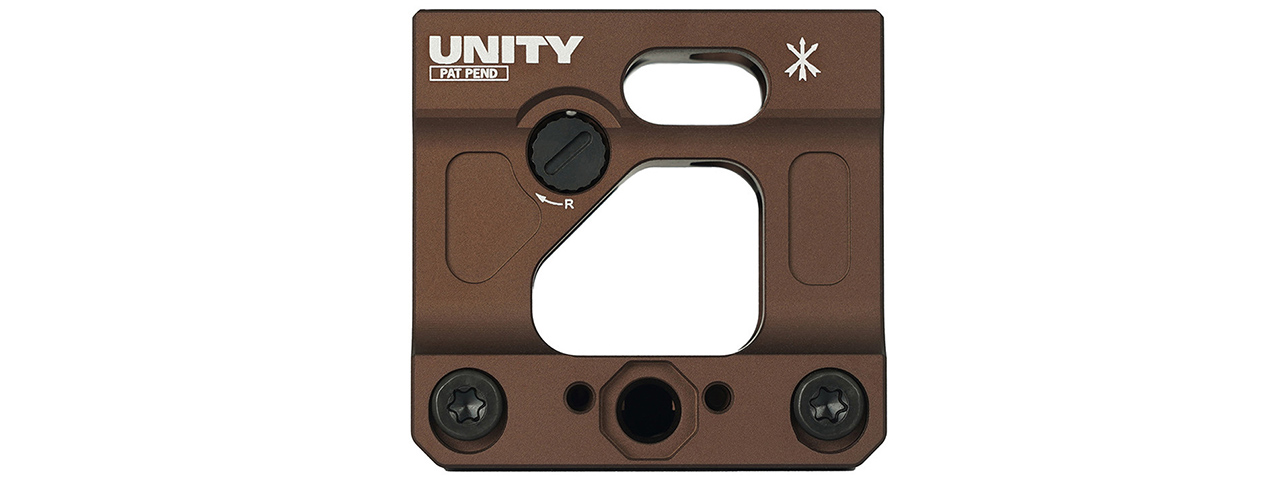 PTS Unity Tactical FAST Micro Red Dot Mount - (Bronze) - Click Image to Close