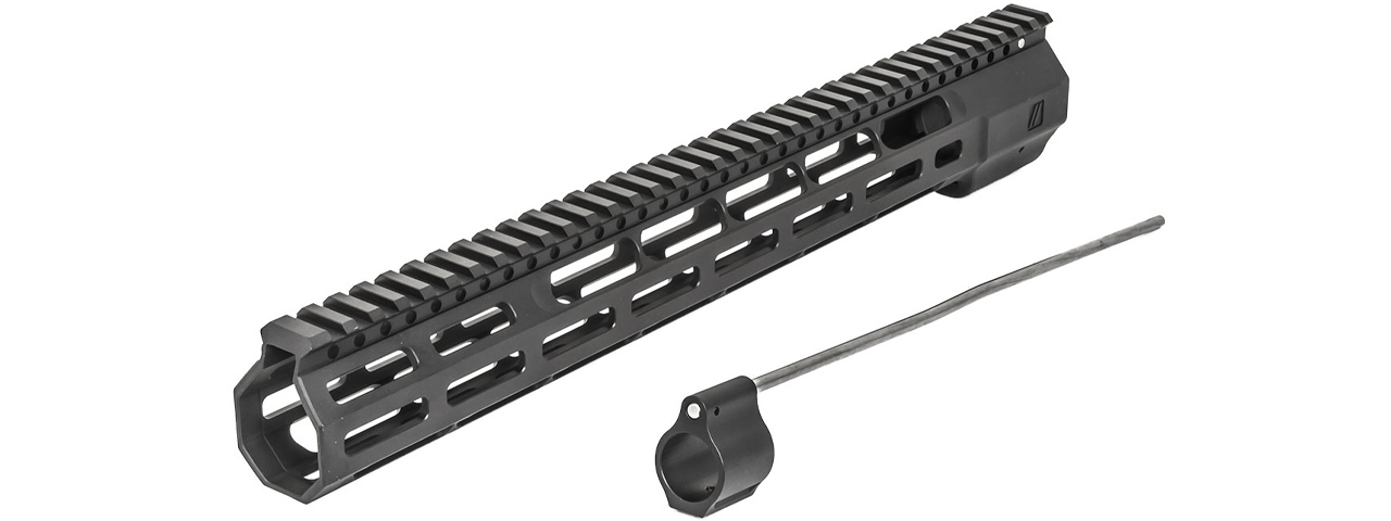 PTS Syndicate ZEV 14" Wedge Lock Handguard - (Black) - Click Image to Close