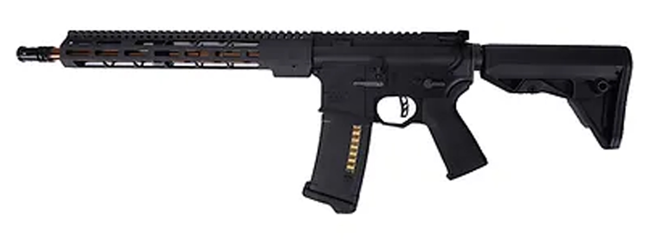 PTS Syndicate Zev - Core Elite Carbine 14.5" Airsoft AEG Rifle w/PTS EPM - (Black) - Click Image to Close