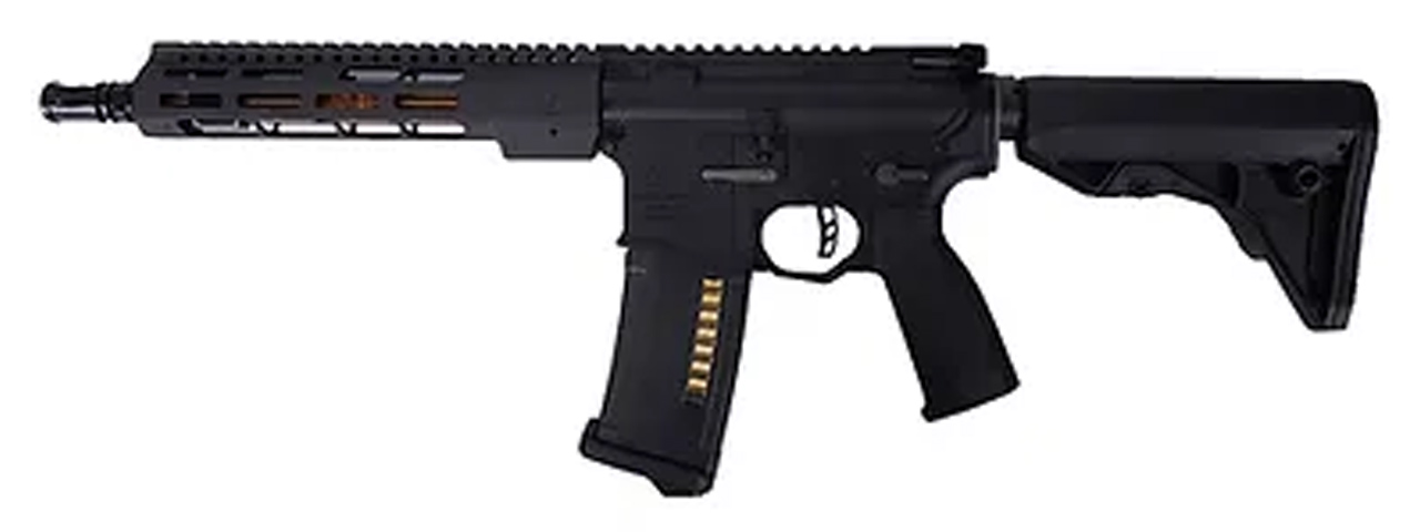 PTS Syndicate Zev - Core Elite CQB 7.5 inch Airsoft AEG Rifle w/PTS EPM - (Black) - Click Image to Close