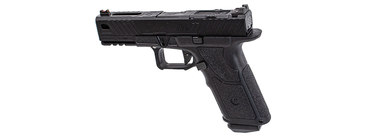 PTS Syndicate ZEV OZ9 Standard Version GBB Pistol Airsoft - (Black) - Click Image to Close