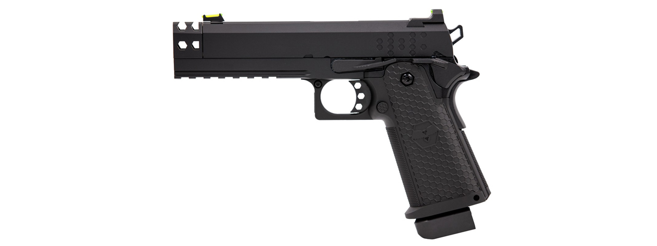 Raven Hi-Capa HEX-Comp Pistol - (Black) - Click Image to Close